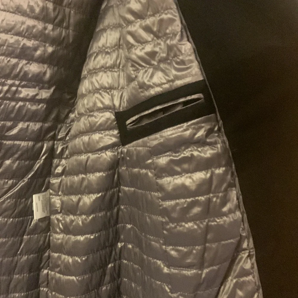 Women’s Calvin Klein black hooded pea coat - Picture 4 of 7